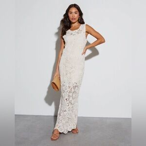 Crochet maxi dress